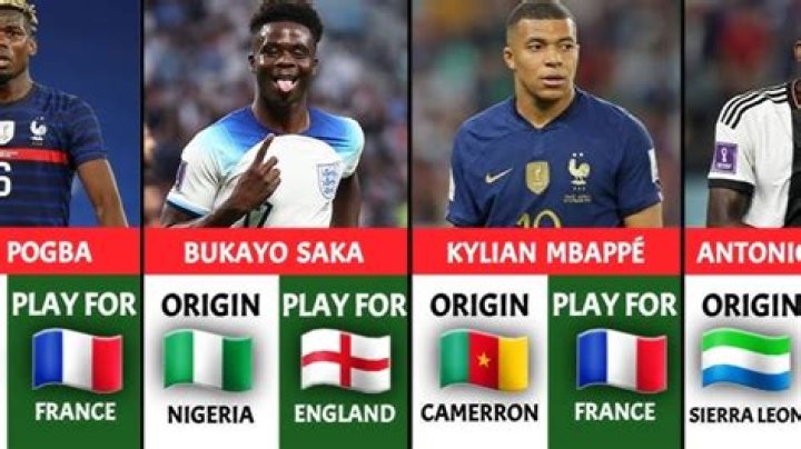 12 players of African origin who played for foreign nations in World
