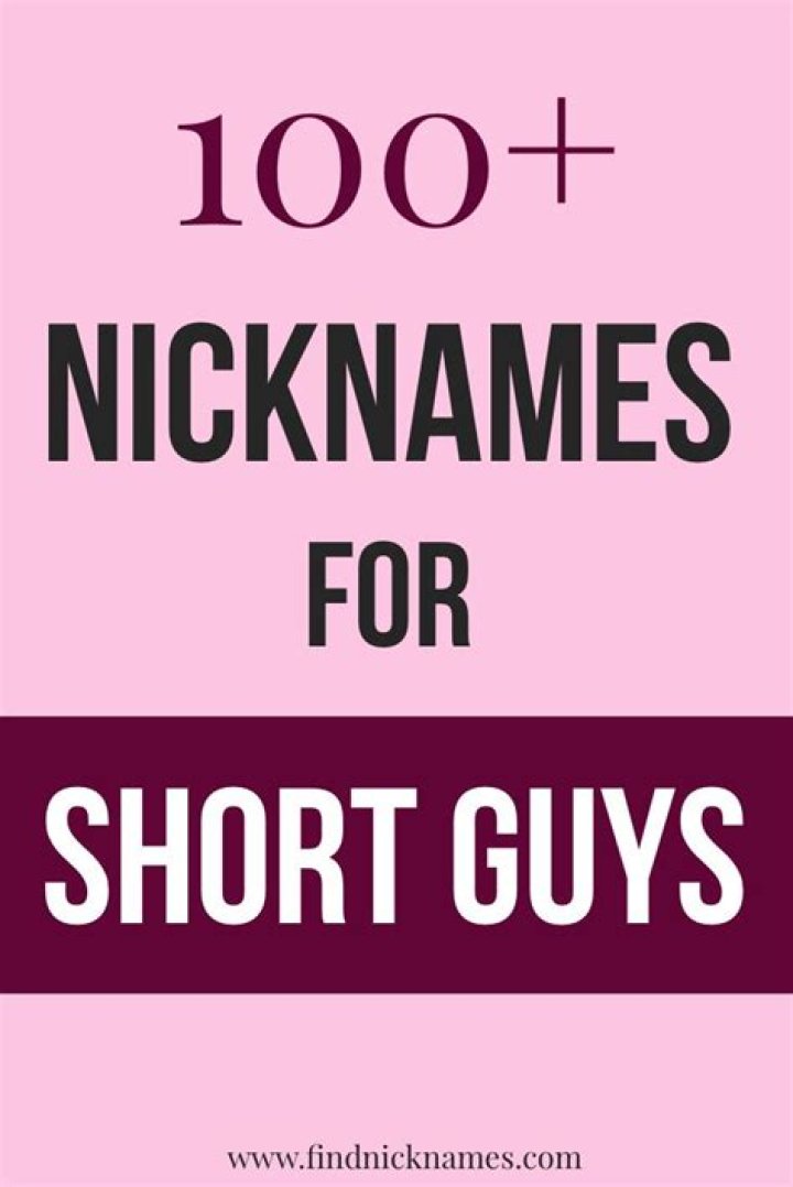 170+ Brief Nicknames For Short Guys &mdash; Find Nicknames Funny nicknames