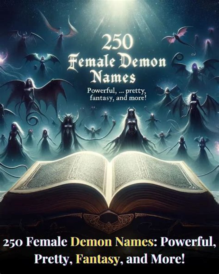 250+ Female Demon Names From Around The World