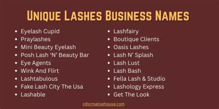 400+ Lashes Company Name Ideas (2023) Name Guider