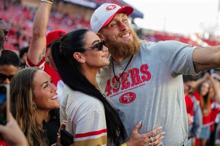 49ers&rsquo; Kittle wife Claire soaks up the sun in thong bikini ahead