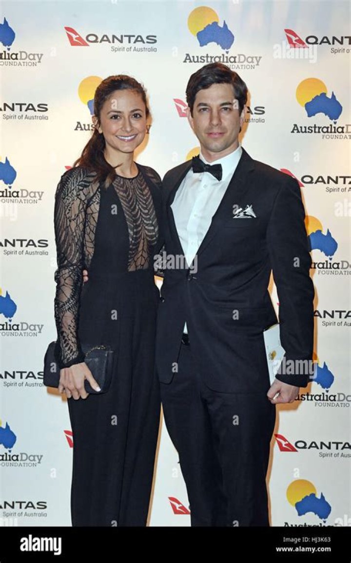 Adam Garcia His Wife Nathalia Chubin Editorial Stock Photo Stock