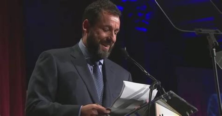 Adam Sandler Reads Speech Roasting Him, Written By His Teen Daughters