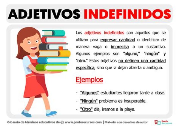 Adjetivos Indefinidos