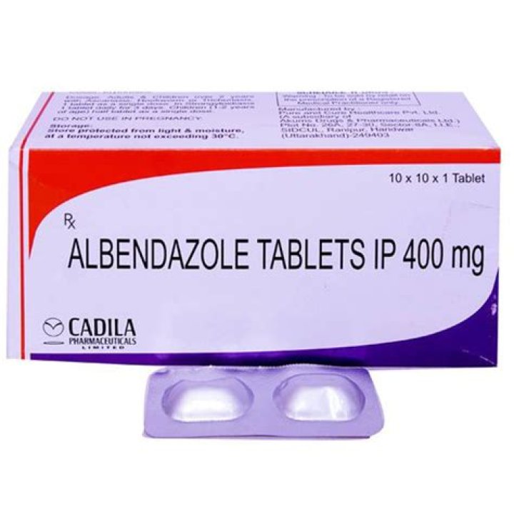 ALBENZA (Albendazole) 400 mg/tab, 50 tabs/pack