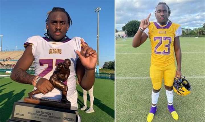 American football player and future NFL star Tyler Parker is a 134kg