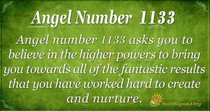 Angel Number 1133 Meaning A Sign Of A Great Future