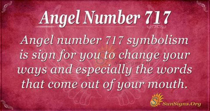 Angel Number 717 Meaning and Symbolism Numerology Sign