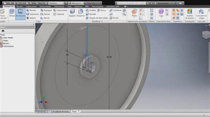 Aprendiendo a Utilizar Autodesk Inventor S&oacute;lido de Revoluci&oacute;n y Patr&oacute;n