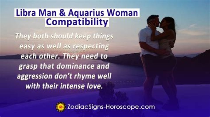 Aquarius Man and Libra Woman Compatibility (73, good) love, marriage