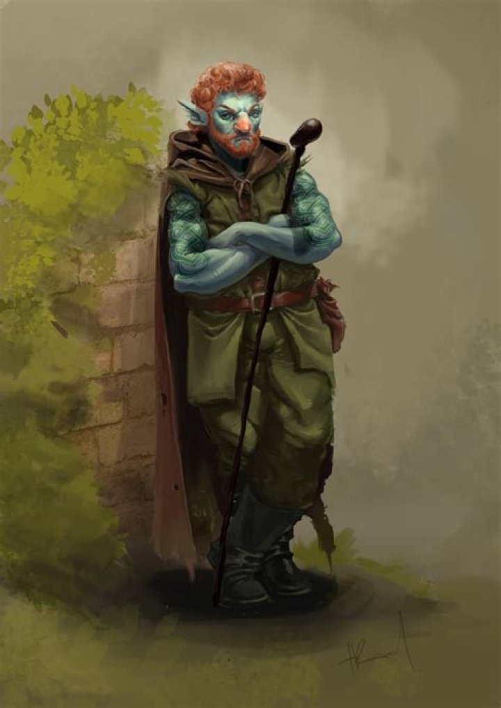 [ART] Firbolg commission, The oversized Nac Mac Feegle! r/DnD