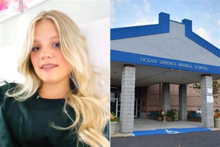 Aubreigh Wyatt Ocean Springs students walk out of school to protest