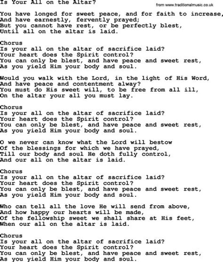 Baptist Hymnal, Christian Song I Know Who Holds Tomorrow lyrics with