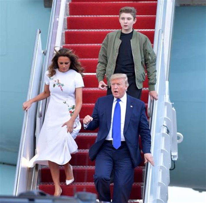 Barron Trump najmłodszy syn nowego prezydenta USA Dziecko