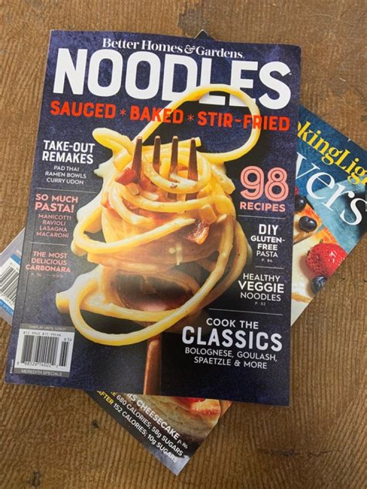 BHG Noodles Magazine Cooking Light Recipe Makeovers Magazine Etsy