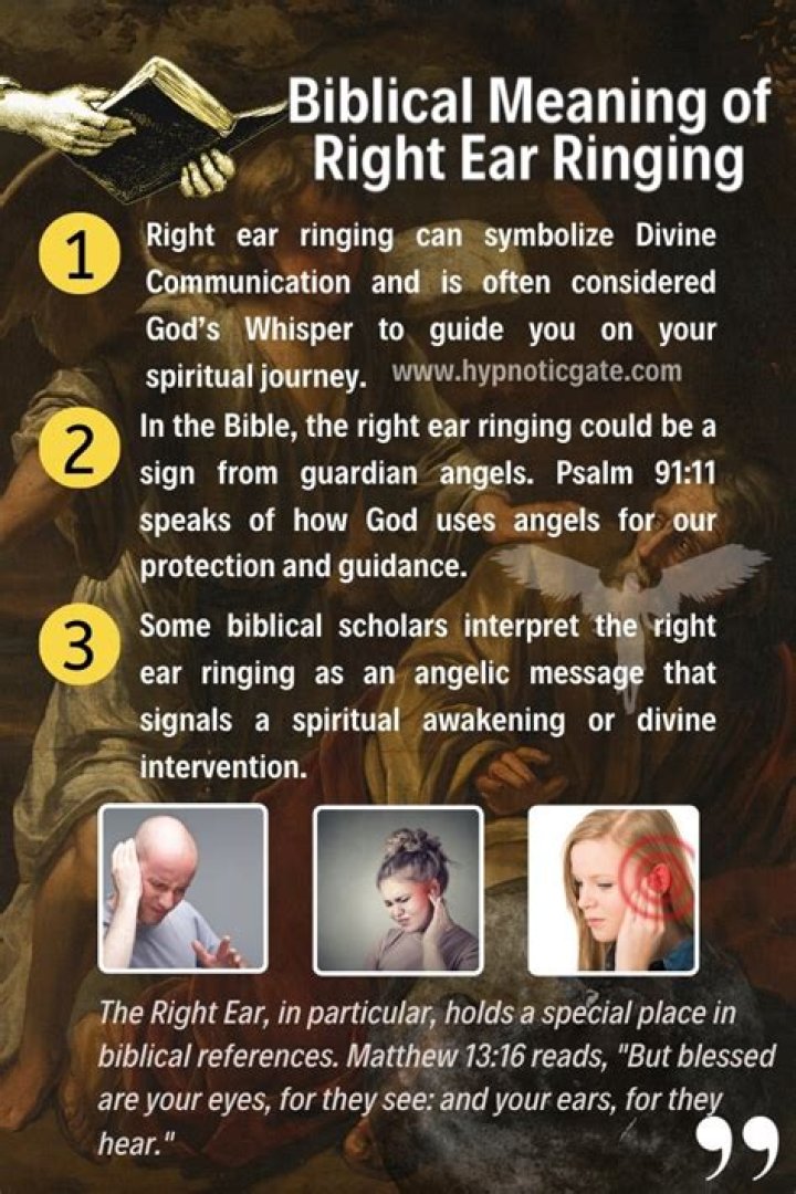 Biblical Meaning Of Right Ear Ringing