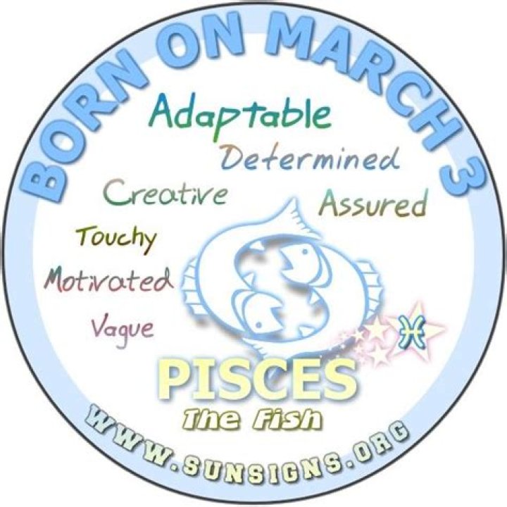 Birthday March 3rd Horoscope Personality Zodiac Sign Pisces Astrology