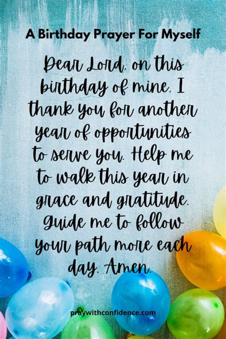 Birthday prayer for me Artofit