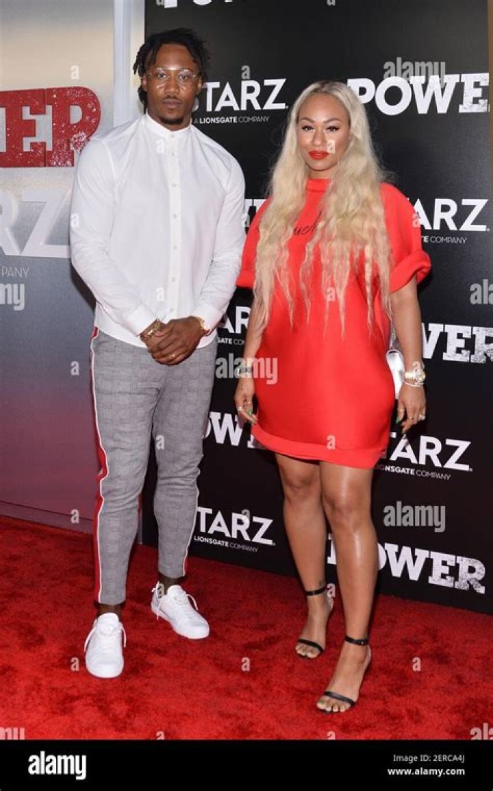 Brandon Marshall and Michi Nogami attend the Starz "Power" The Fifth