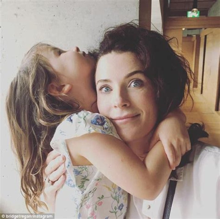 Bridget Regan with her Daughter