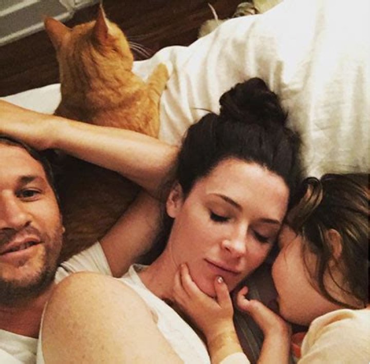 Bridget Regan with her husband Eamon and daughter
