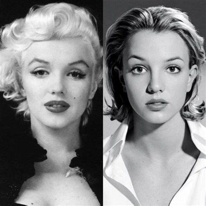 Britney Spears Marilyn Monroe Side By Side