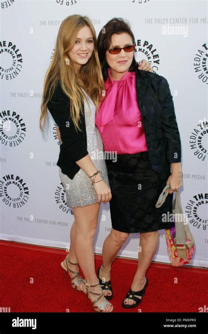 Carrie Fisher`s family - daughter Billie and mother Debbie