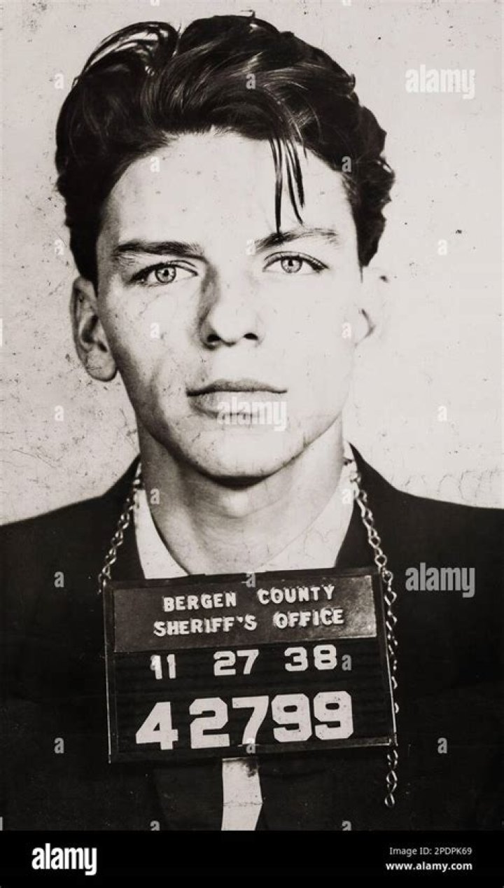 Celebrity Mugshot Frank Sinatra Famous Felon Poster Etsy Canada