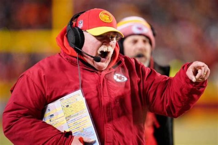 Chiefs coach Andy Reid&rsquo;s mustache had icicles during freezing playoff win