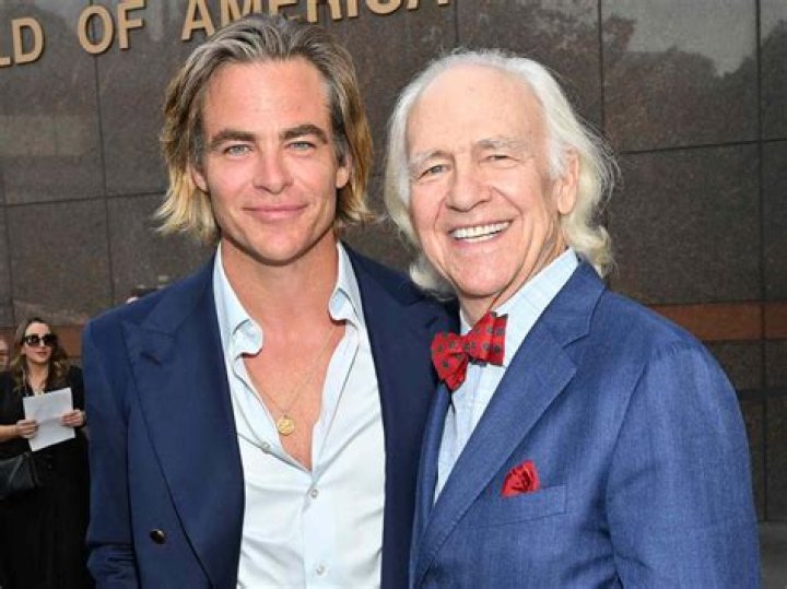 Chris Pine and his dad Robert Picture Meet the fathers of Hollywood's