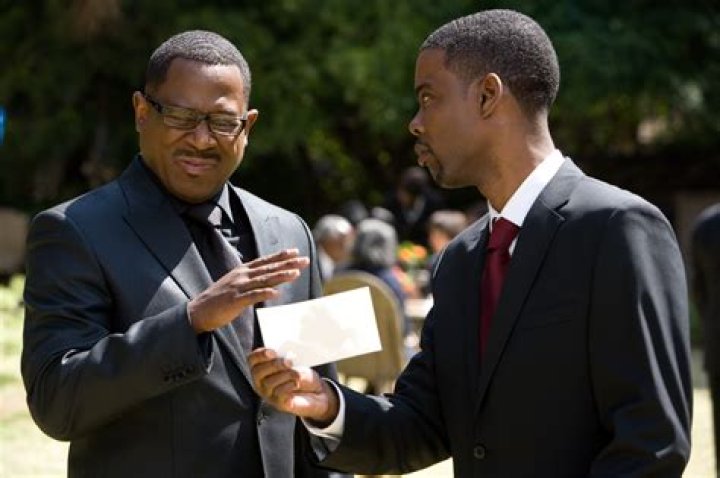 CHRIS ROCK & MARTIN LAWRENCE DEATH AT A FUNERAL (2010 Stock Photo