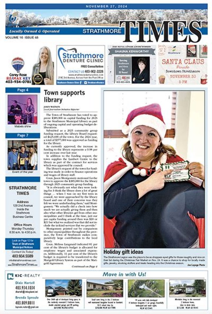 Christensen, Eileen Strathmore Times