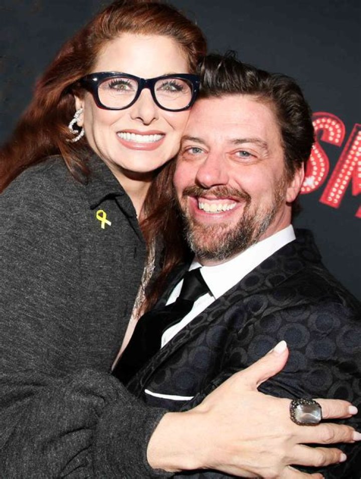 Christian Borle and Debra Messing 2012 NBC Upfront Presentation at