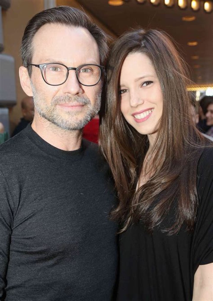 Christian Slater & Brittany Lopez from 2017 Golden Globes Red Carpet