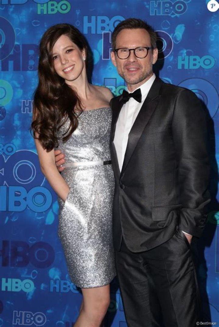 Christian Slater et sa femme Brittany Lopez sur le tapis rouge de la