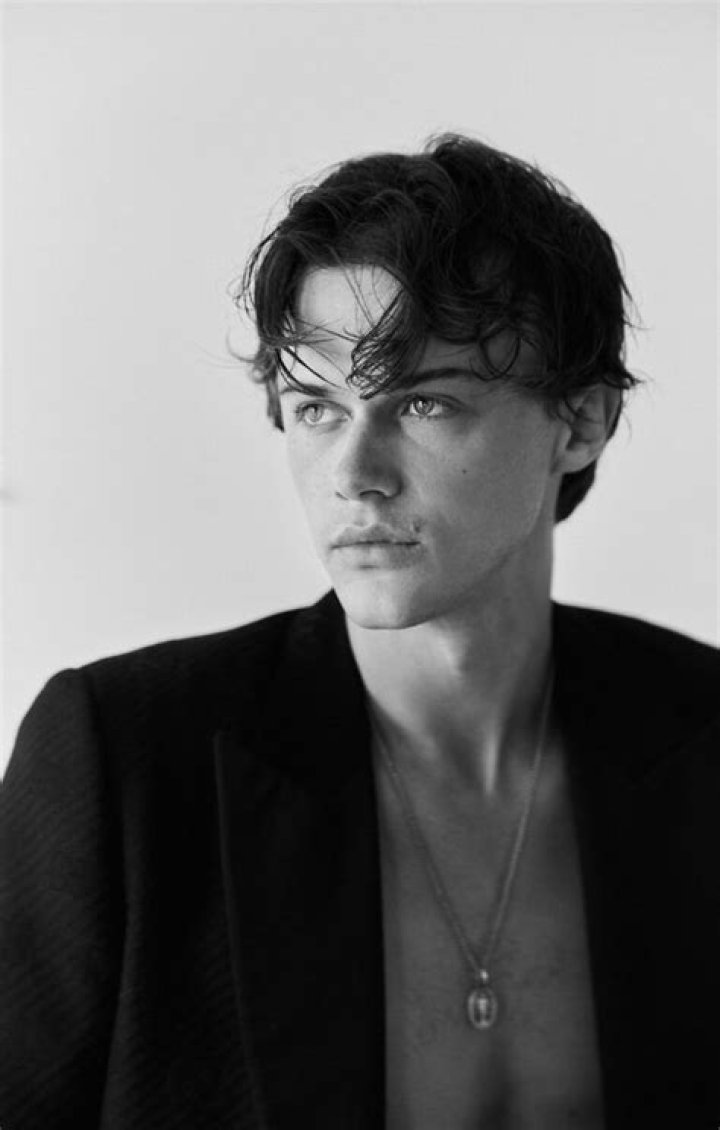 Christopher Briney Black and White Movie Star