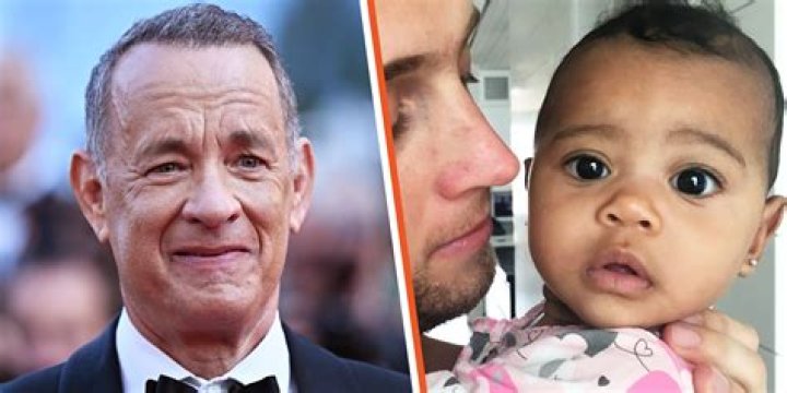 Colin Hanks and daughter. Tom is a grand dad!