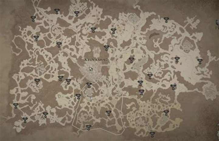 Diablo 4 All Altars of Lilith Locations Maps