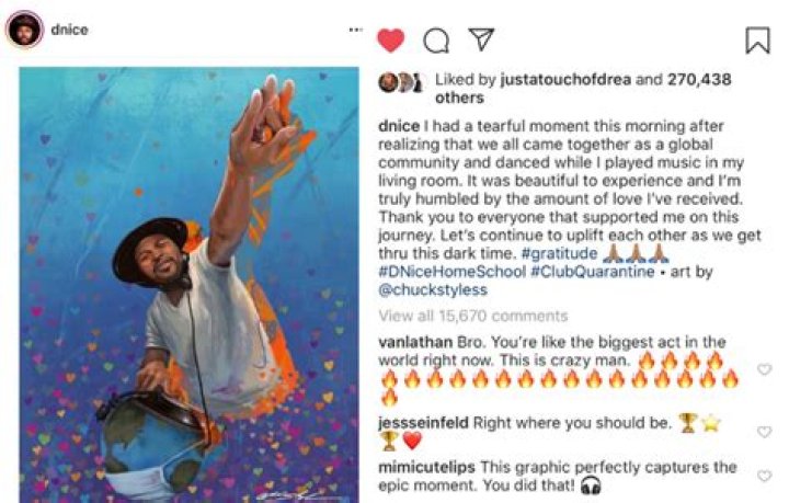 DJ DNice Started Viral Quarantine" for His Daughters Drew's