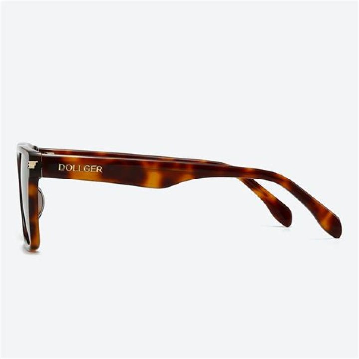 Dollger Aviator Square Sunglasses for Men Classic Oversize Sun Glasses Retro Semi Rimless Gold Alloy Frame UV