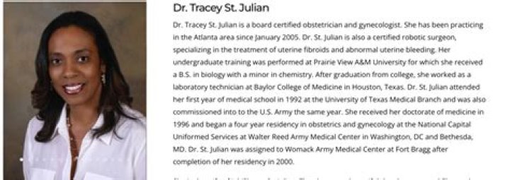 Dr. Tracey St. Julian accused in lawsuit of decapitating baby during