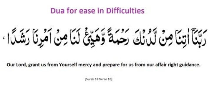 Dua for ease in difficulties As the heart heals