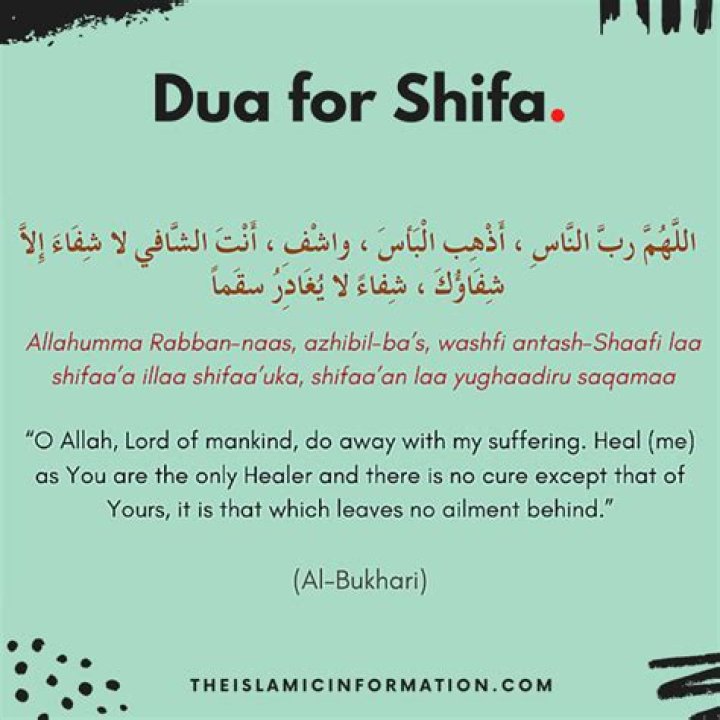 Dua for Shifa For Betterment of Health