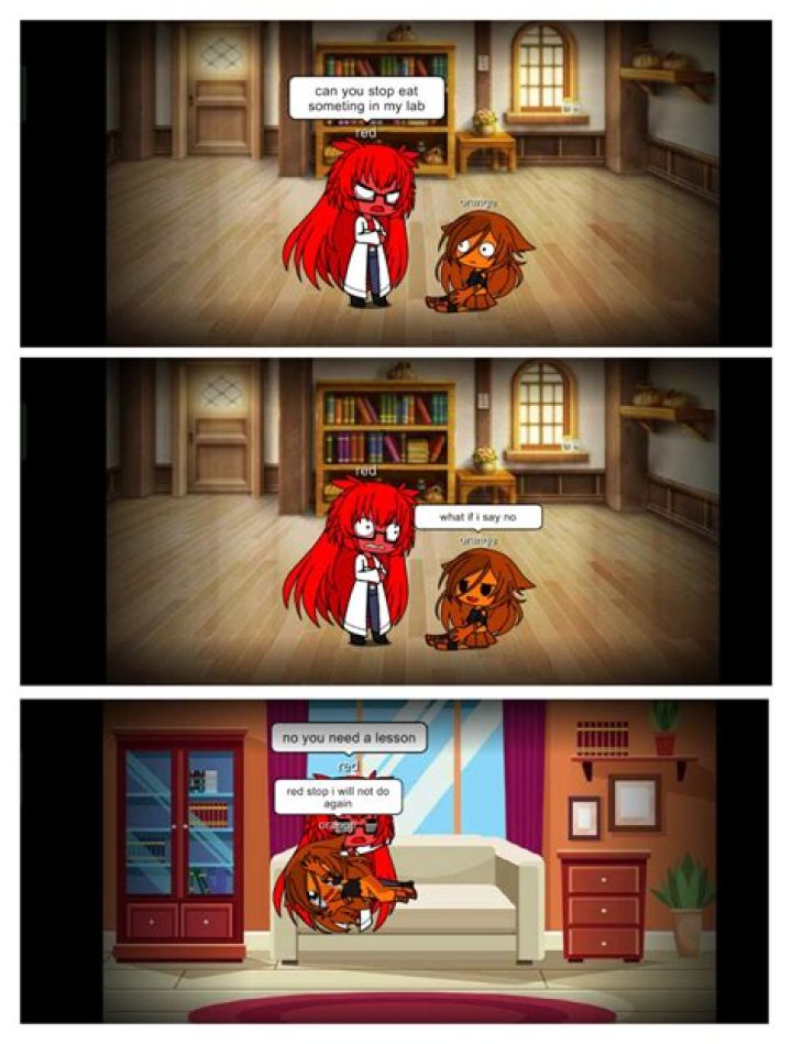 Ellie spank red dan