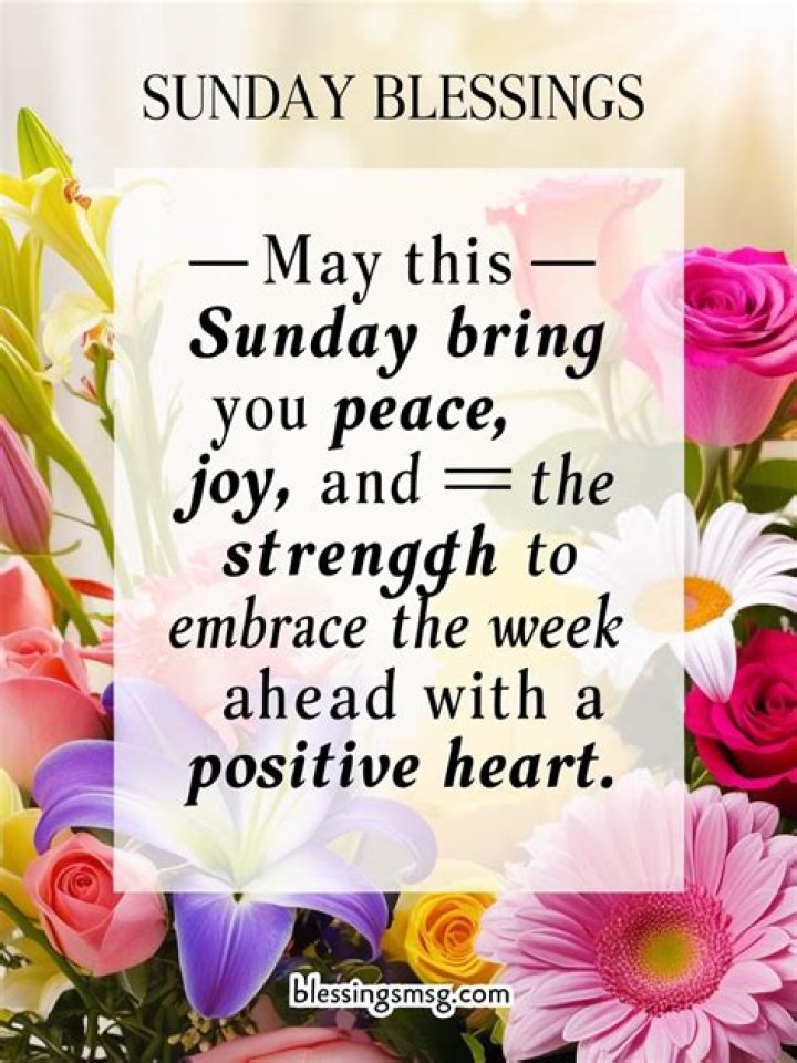 Embrace Joyous Blessings On This Happy, Blessed Sunday
