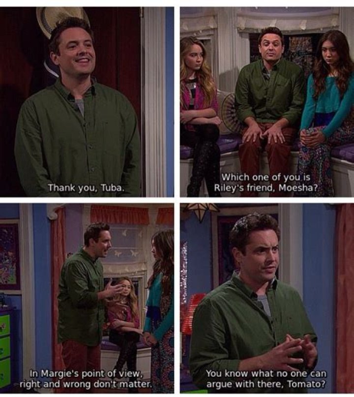 Eric getting Maya's and Topanga's names wrong. Family Saga, Girl Meets