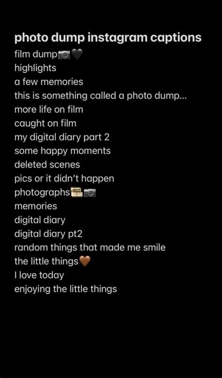 Essential Photo Dump Captions: The Ultimate Collection For Your Insta Snaps