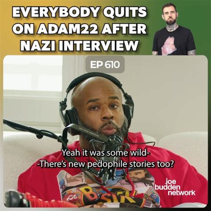 Everybody Quits On Adam22 After Nazi Interview podcasting, interview
