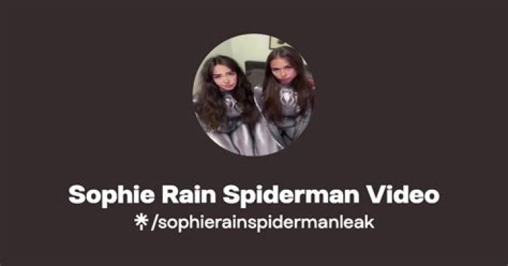 Exclusive Leak: Unseen Footage Of "Spiderman" Filming With Sophie Rain