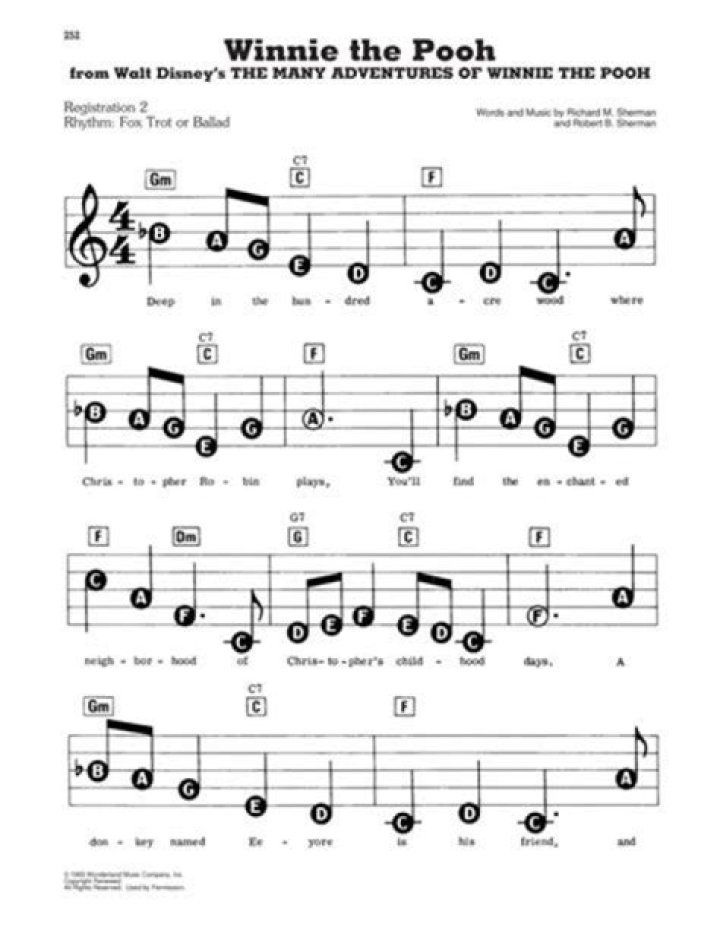 Exploring The Joyful World Of Winnie The Pooh Lyrics